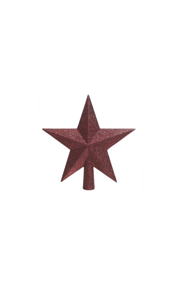 Estrella de nadal vermella